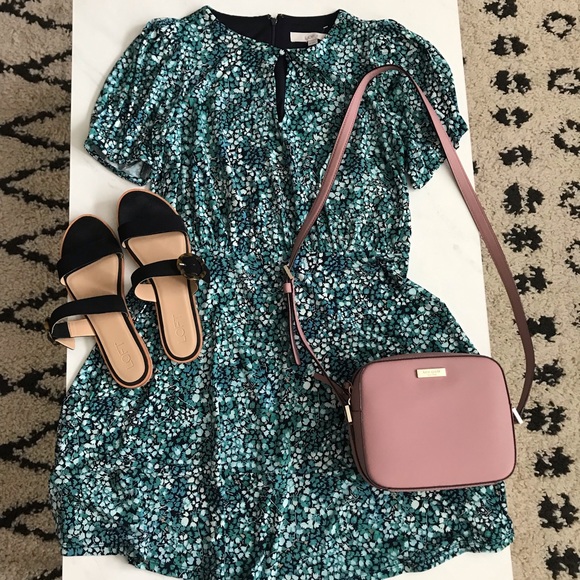 LOFT Dresses & Skirts - NWT Loft Blue and Green Dress